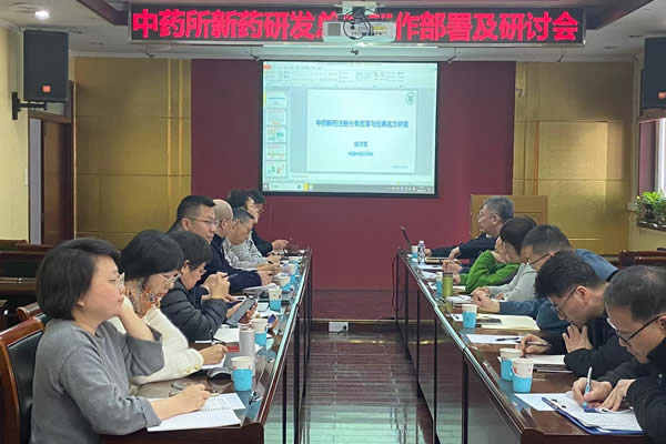 中药研究所召开新药研发总体工作部署及研讨会1